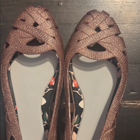 Melissa Jean & Jason Wu VII Rose Gold Flats - Picture 2 of 4